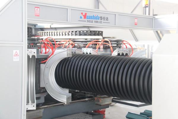 HDPE Hollow Wall Winding Pipe Extrusion Line Double-Wall Corrugated Pipe