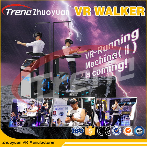 220 V Black Virtual Reality Walker VR Theme Park 360 Degree Immersion 140 Kg 