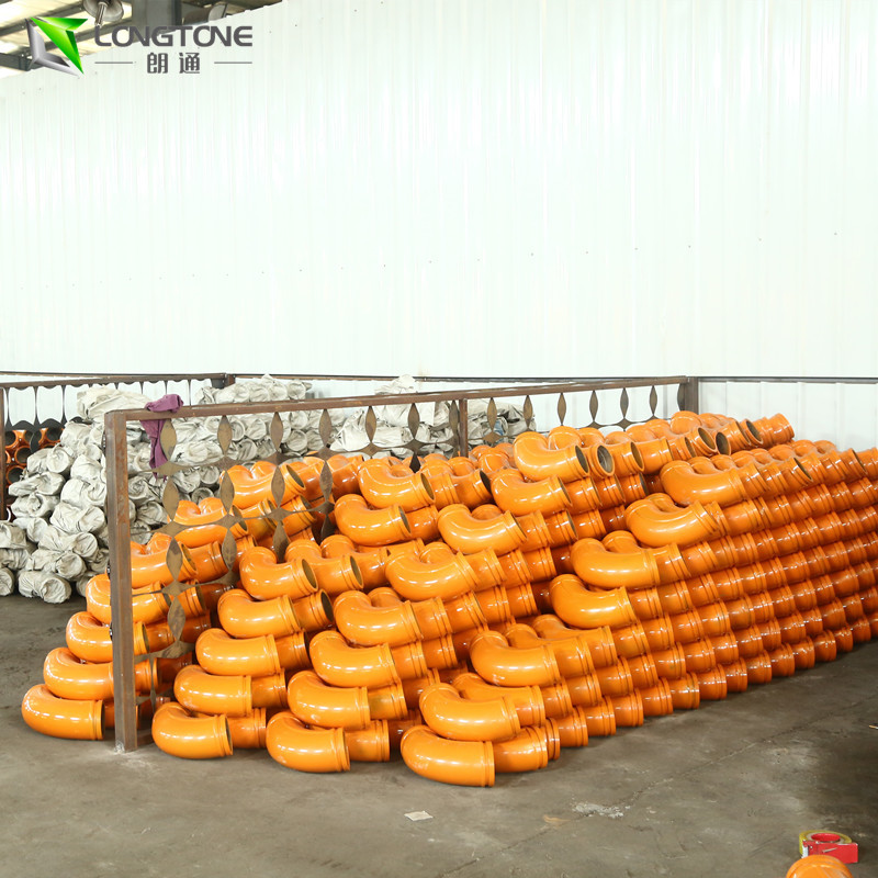 Various Sizes Sany Concrete Pump Parts 4.5mm Reinforce Concrete Pipe