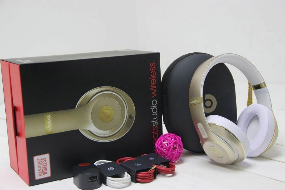 Beats by Dr. Dre Studio 2.0 Wireless Headphones - Gold New Sealed made in china grgheadsets-com.ecer.com