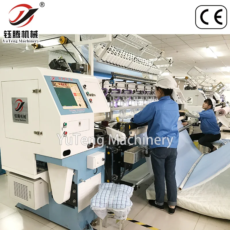 Computerized Lock Stitch Quilting Machine For Textile Production 1650mm/2450mm Sewing Width 220V/380V 3-Phase