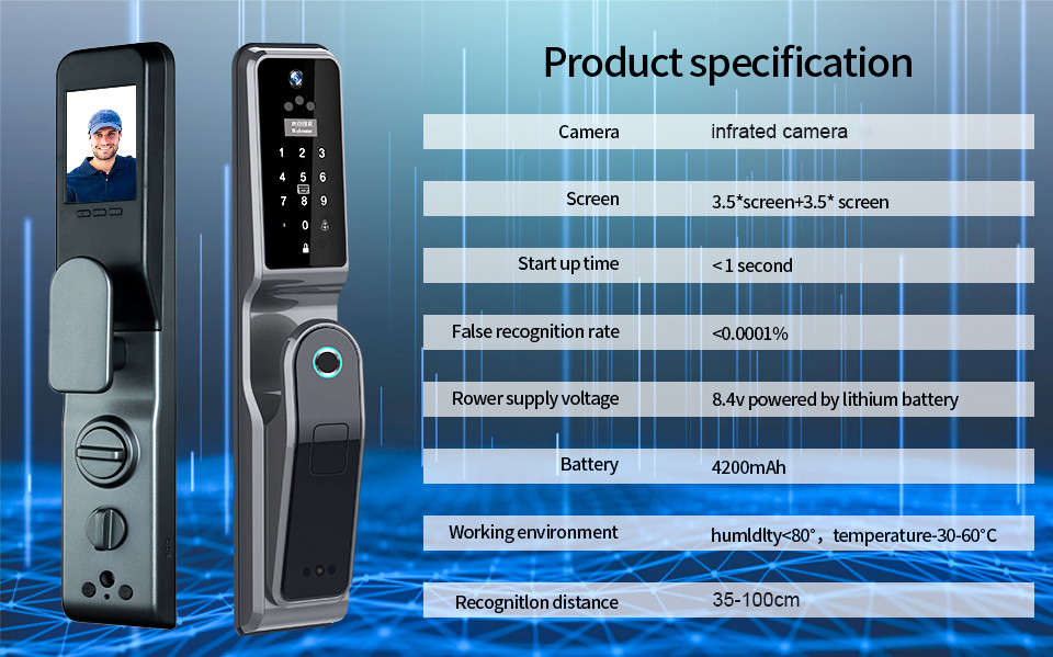 TH-103D Face recognitional Door Lock