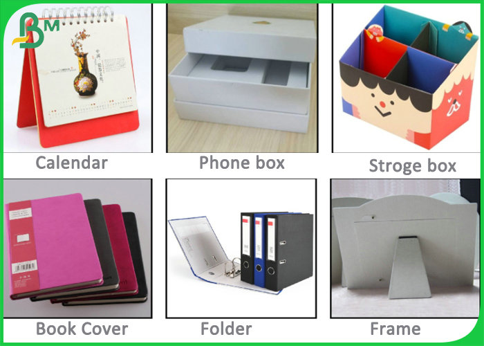 Smooth White 300g Duplex Board  Grey Back For Beverage Packaging