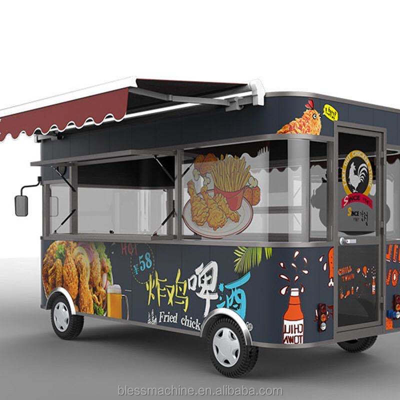 2022 Mobile Food Cart for Home Business Durable Easy Operation and Video Support