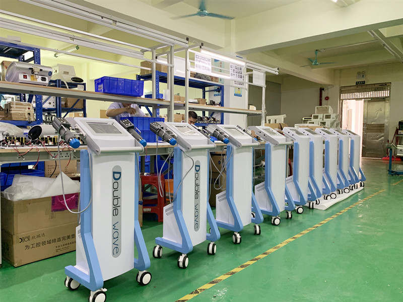 Non-invasive Double Channels Extracorporeal Shock Wave Therapy Machine For Pain Relief