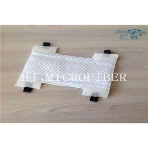 White Color Microfiber Magic Mop Replacement Pads With Loops And Elastic Flex