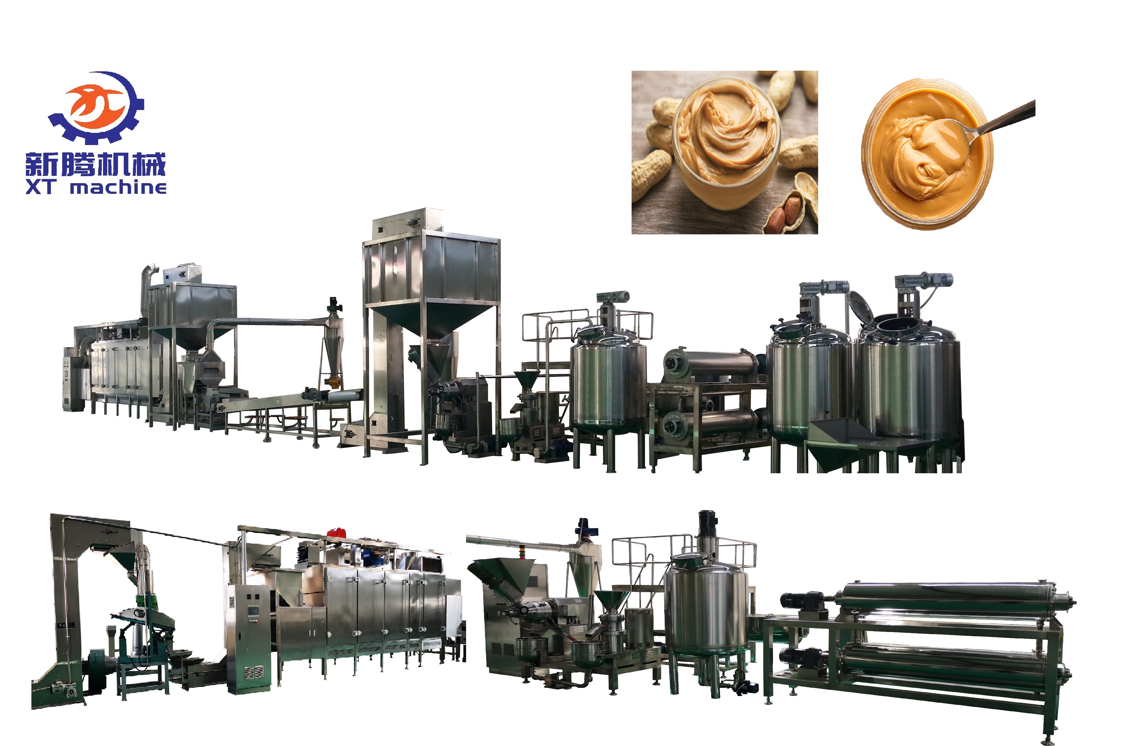 1 Year Warrenty Sus304 Peanut Butter Processing Line