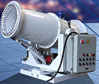 Remote Cooling Dust Control Mist Cannon Machine 100m Spraying