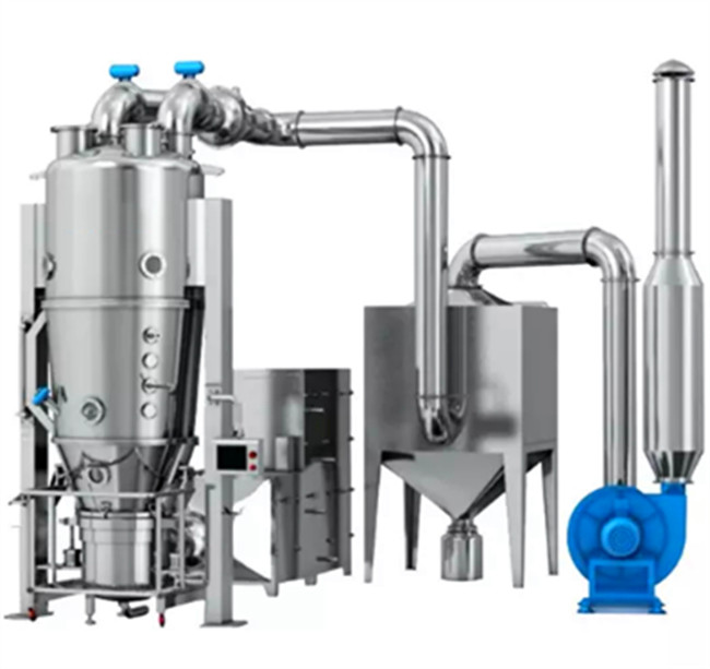 10KGS/H-500KGS/H Capacity Fluid Bed Dryer Efficiency Gas Heating Industrial Drying Machinery