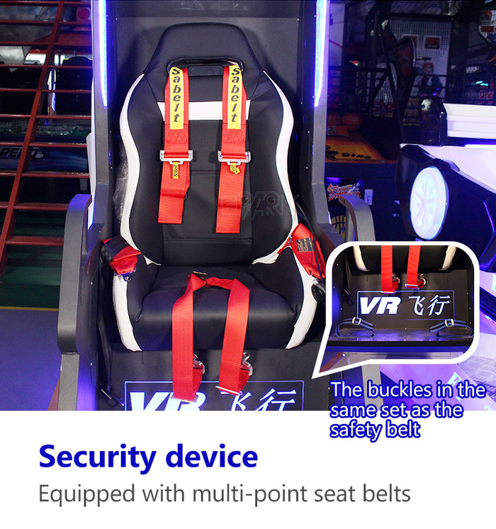 360 Degree Aircraft Cool Appearance 9d Motion Vr Chair for Commercial Cinema