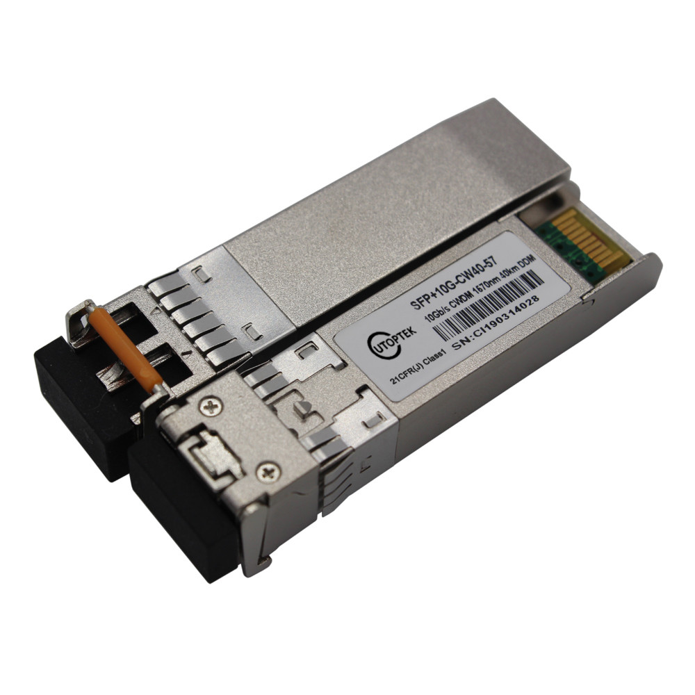 10G DWDM SFP+ 40km C17~C61 100GHz DWDM EML sfp transceiver module for cisco/huawei/H3C/Juniper/Arista