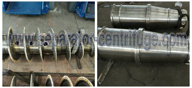 Continuous Titanium Decanter Centrifuges / Sludge Dewatering Centrifuge