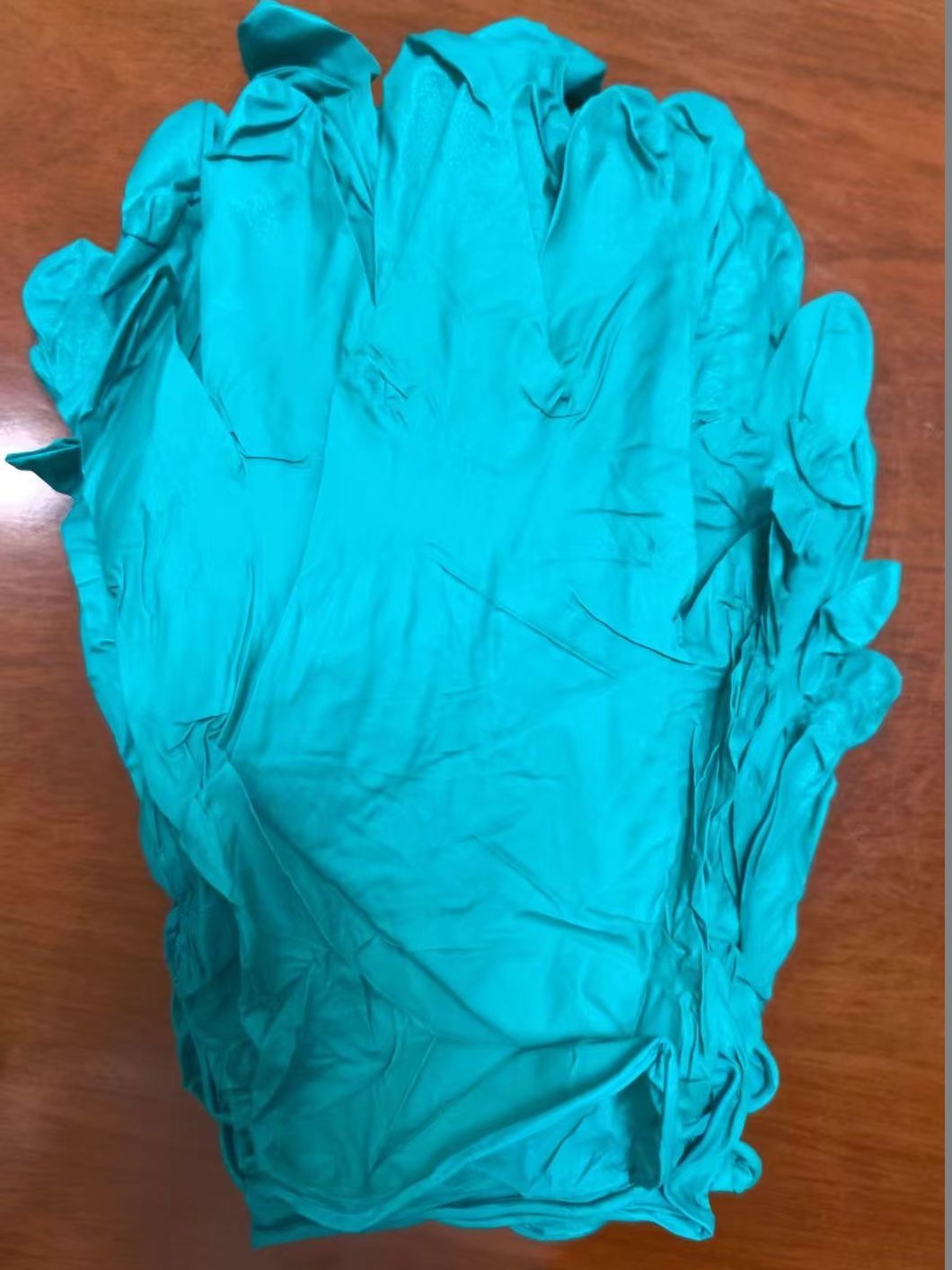 Blue Disposable Nitrile Gloves No Latex Powder Free