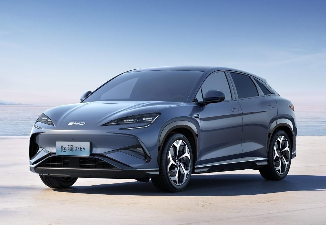 New PURE Electric vehicle BYD Sea lion 07 with BYD e-platform 3.0 EV architecture 210km/h top speed& 231P.s motor power