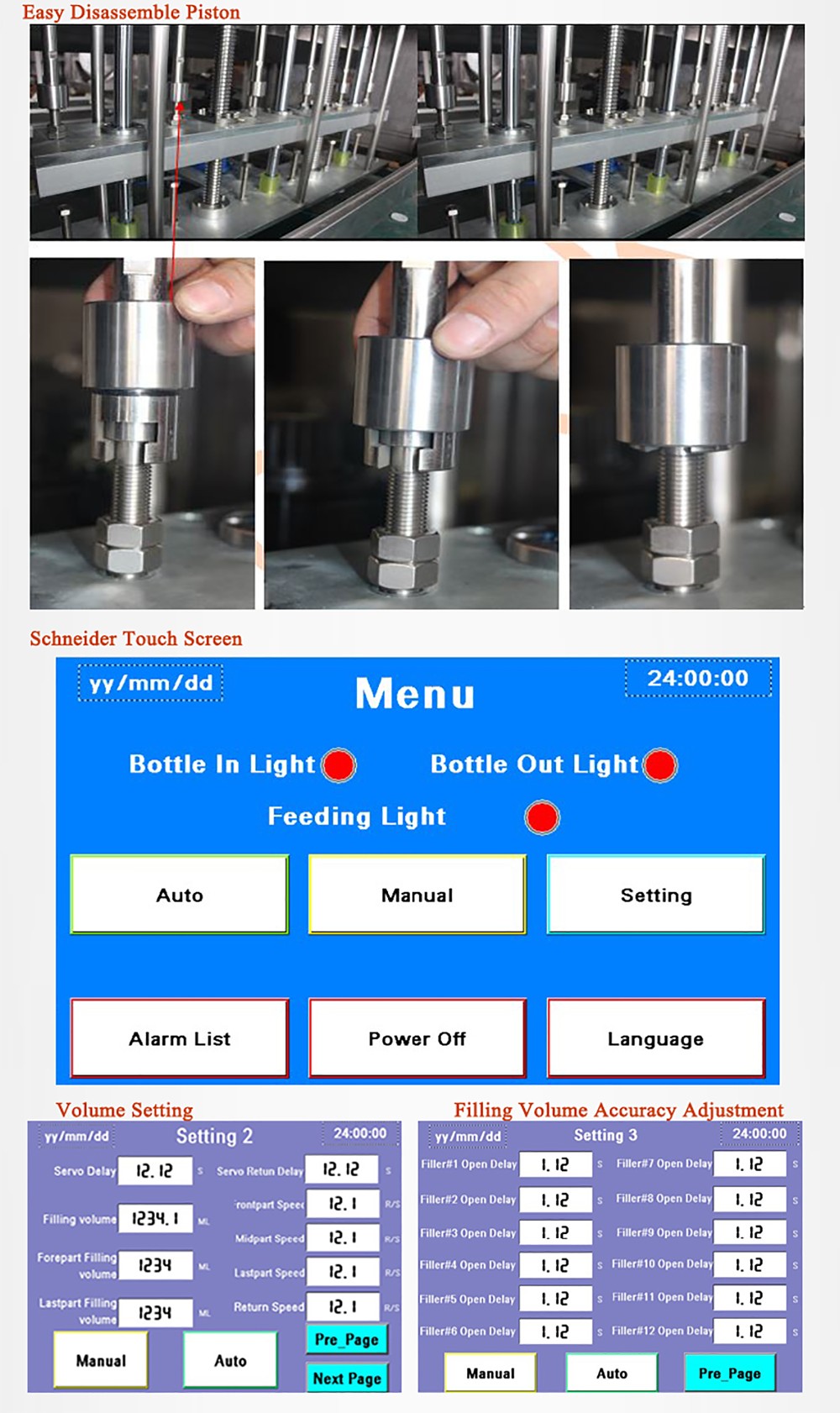 High Accuracy Industrial Bottling Equipment 220V 50HZ Energy Saving