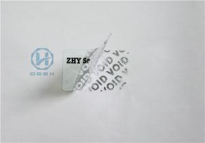  Tamper Proof Seal Sticker Custom Logo Security Label Void Sticker Roll Manufactures