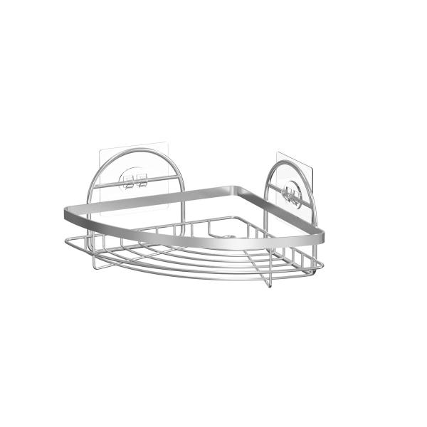 Easy Install No-Drilling Wall-Mounted Shower Caddy Stainless Steel Corner Shower