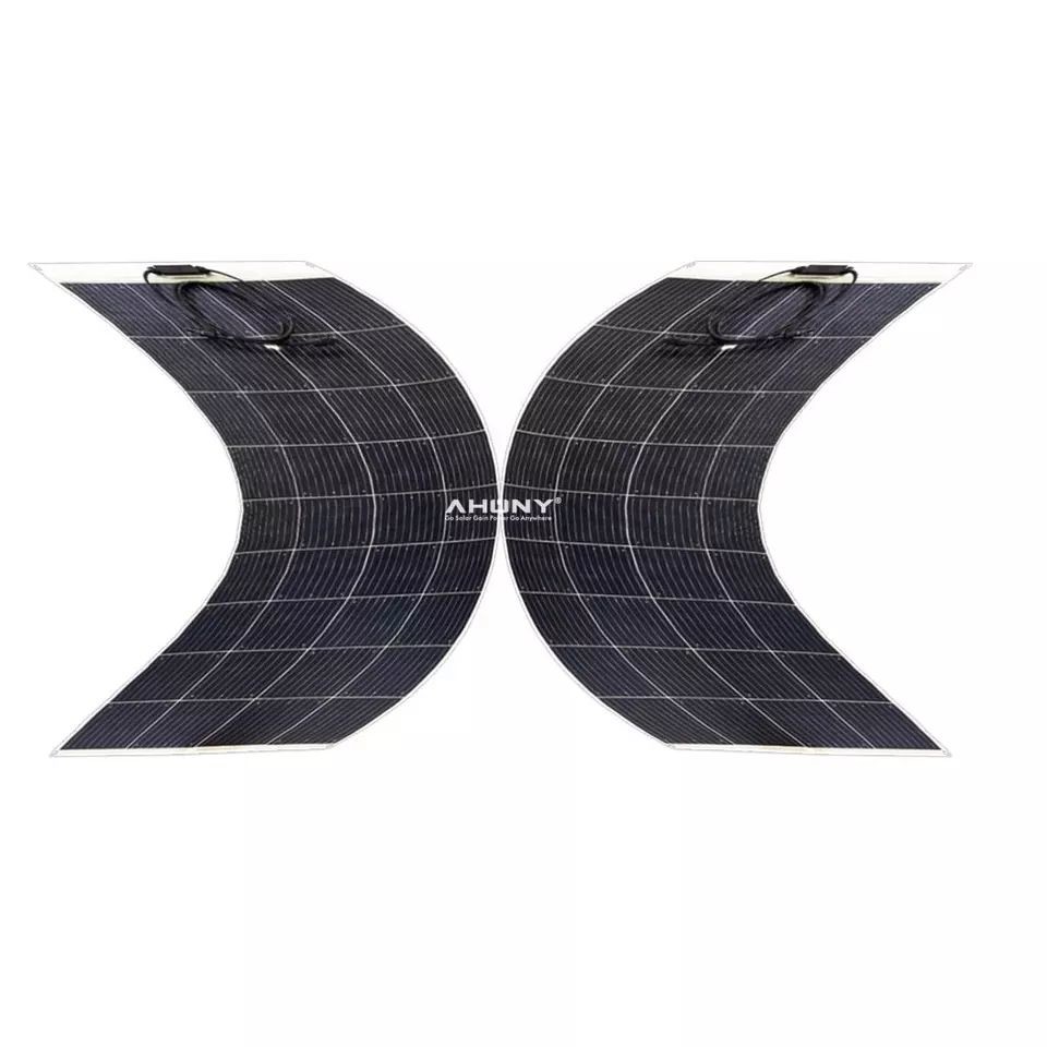 100 Watt Mono Solar Panel Solar PV Module Rv Semi Flexible Solar Power System for boat bimini yacht balcony fence awning