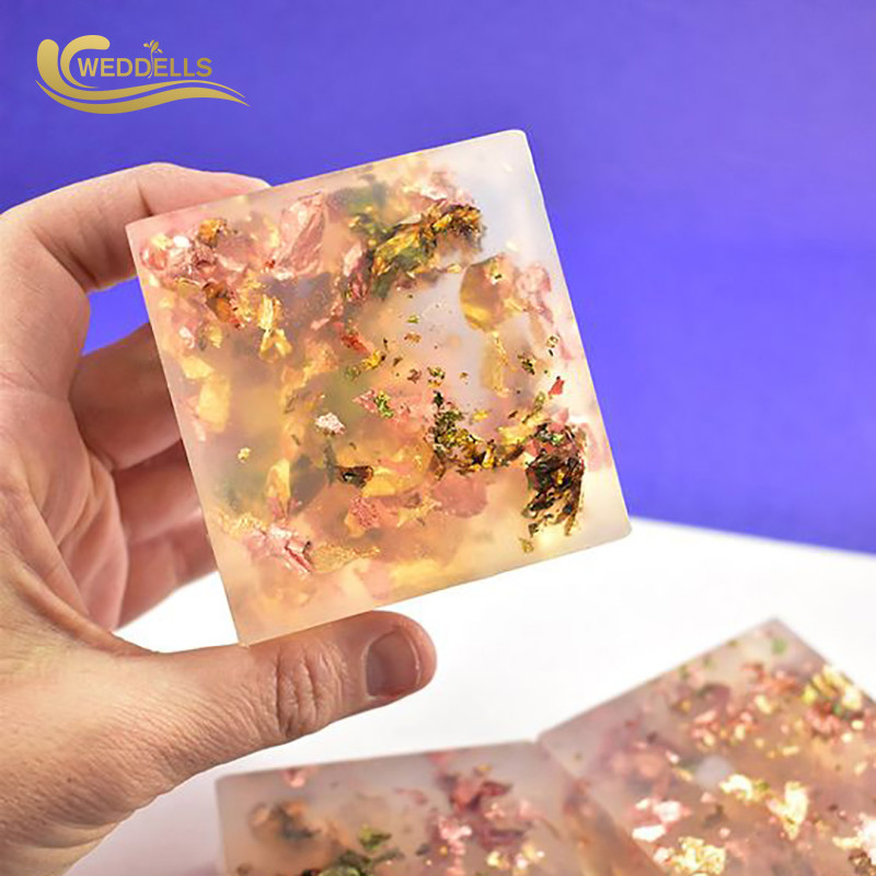 Dried Flower FDA Transparent Soap Bars Smooth Skin Improve Mood Relaxation