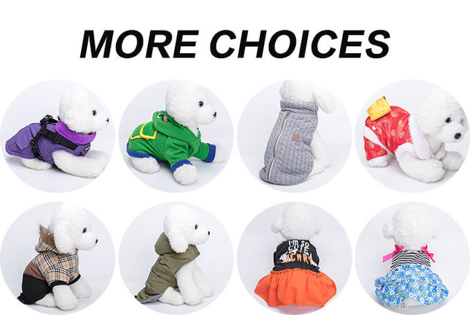Fashionable Pet Dog Clothes Polyester Material Warm Dog Jackets