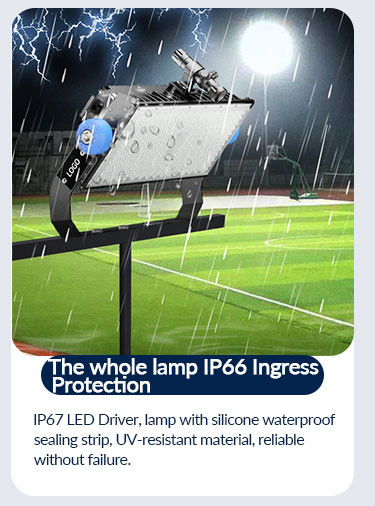 Adjustable 750W Sports Floodlights Stadium Light For Outdoor Concert