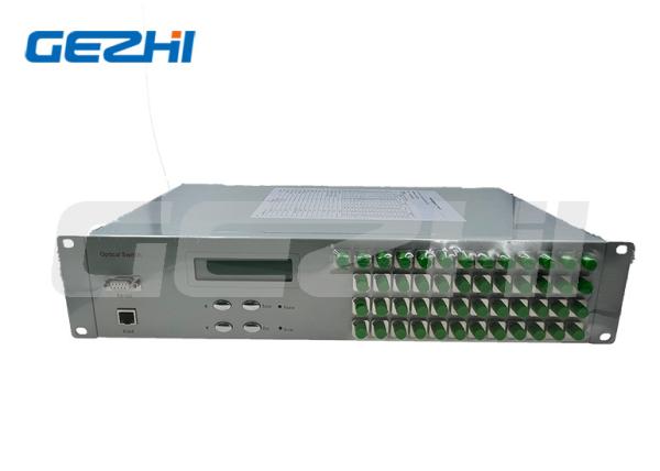 High Stability FSW 1x48 Fiber Optical Switch 19inch 2U Rackmount 1260~1650nm