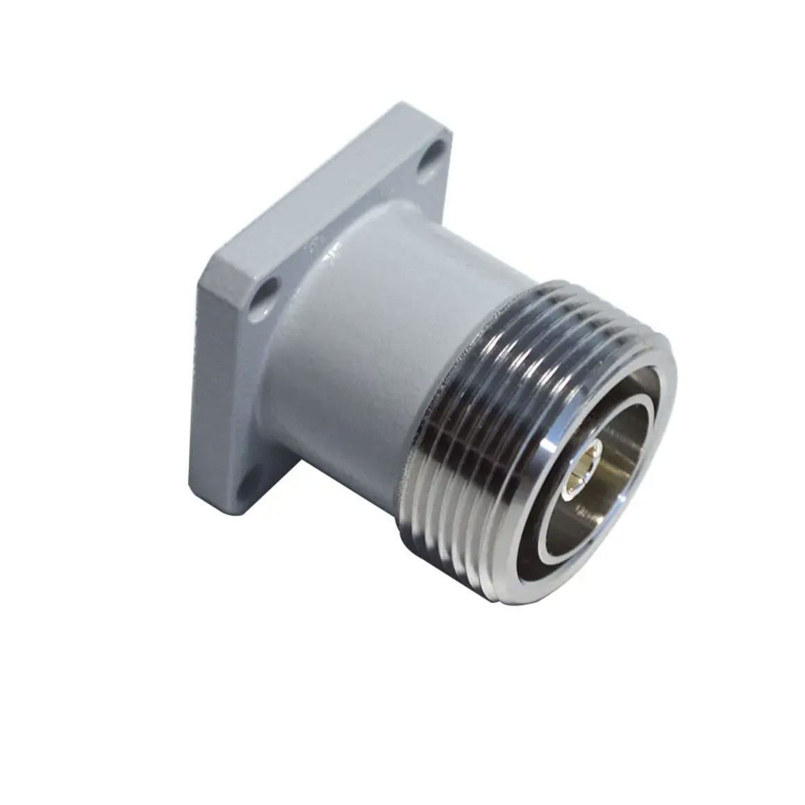 Rf Coaxial Connector 7/16 Din Female Flange Adapter