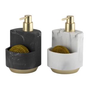  Multi Function Kitchen Utility Caddy Marble Print Sand Stone Utensil Caddy For Drawer Lotion Pump With Sponge Manufactures