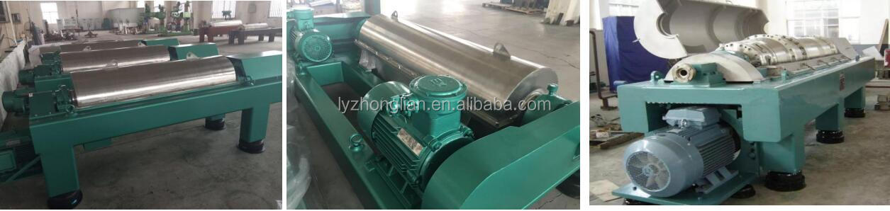 automatic continuous LW650 juicedecanter palm Virgin Coconut Oil Extracting decanter centrifuge for fish oil 3 phase tricanter