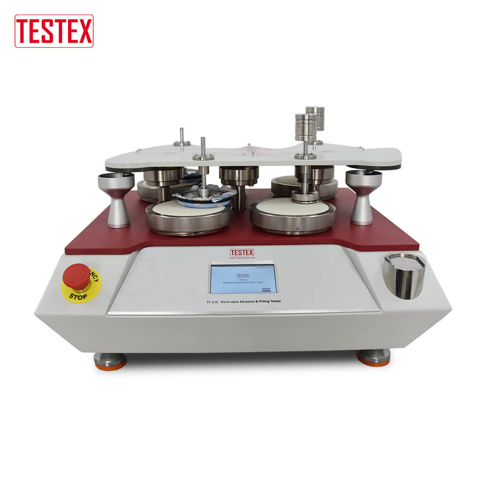  PLC Drive System Martindale Abrasion &amp; Pilling Tester with Large Touch-screen Manufactures