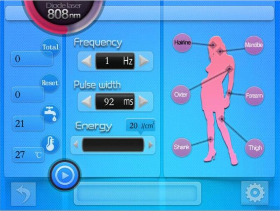 professional portable diode laser 808nm hair removal machine
