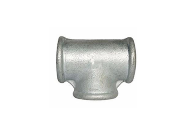 3x3/4 Inch Malleable Iron Pipe Fittings Black Iron Reducing Tee Round / Square