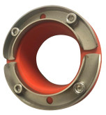 Fiber Optic Simplex Micro duct Plug Entry Seals with Coated Metal or Plastic Compression Plates