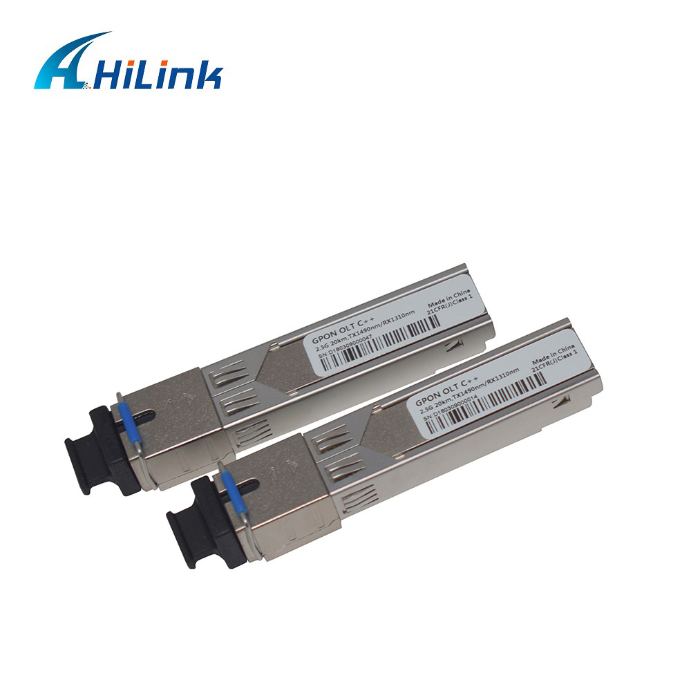 Hilink GPON SFP Transceiver Module C++ 7dB Tx1490nm 2.5G Rx1310nm 1.25G SC / UPC