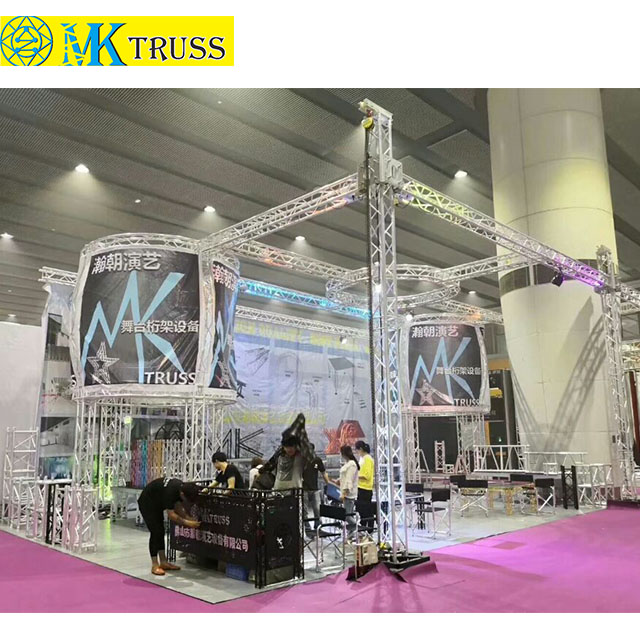 MK Truss Square Spigot Aluminum Frame Truss for DJ Exhibition Event Conical Junction Way