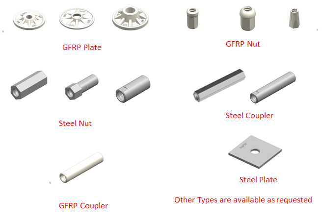 400mm2 360kN Hollow Grouting 32mm Threaded Rock Bolts