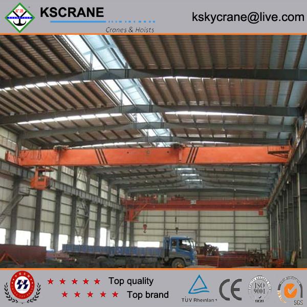workshop, plant 10t single girder overhead crane, crane manufacturer export