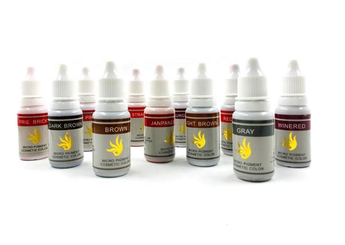 12ml Liquid Natural Tattoo Pigment Permanent Makeup Eyebrow Tattoo Ink