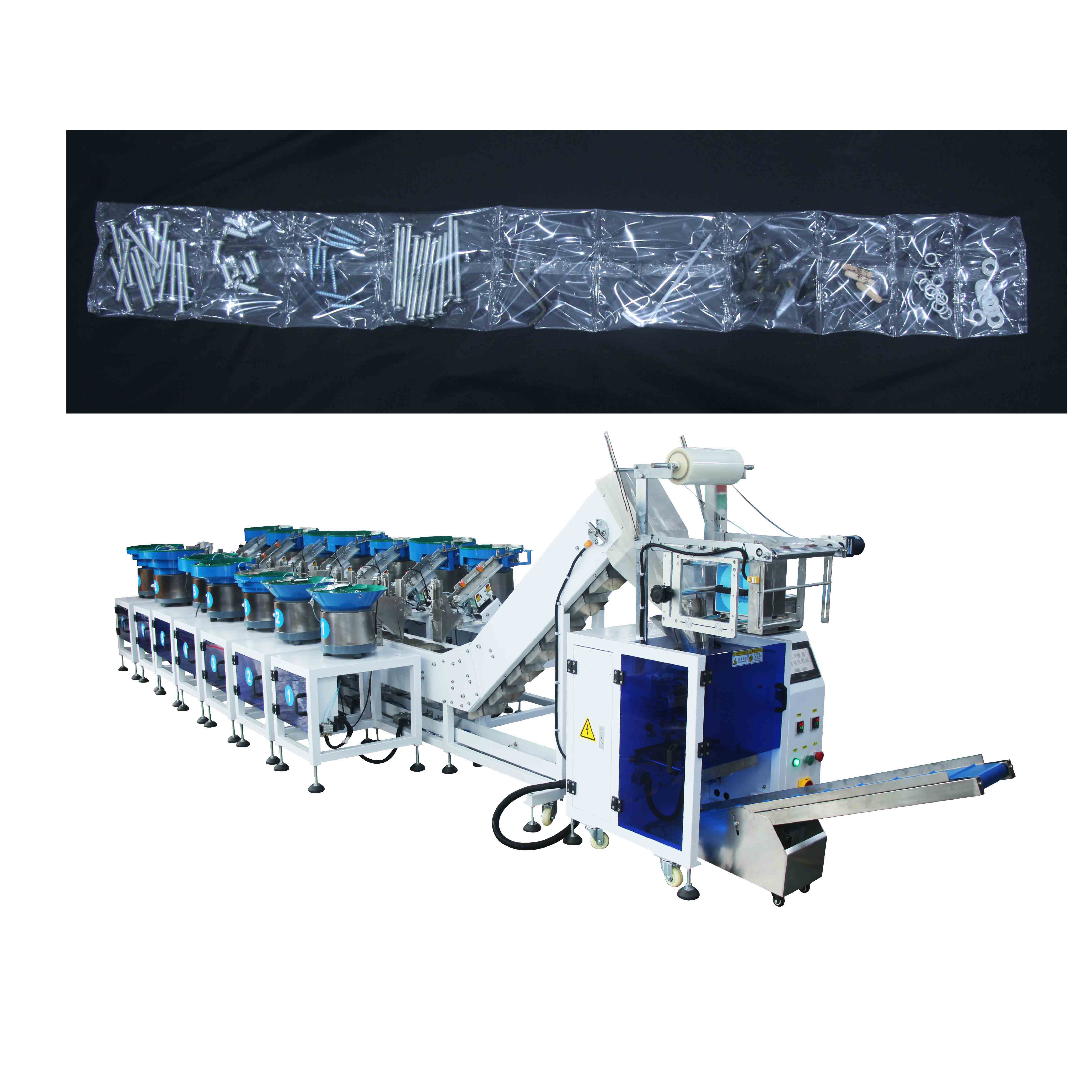 Furniture Parts Hardware Gaskets Screws Bolts Automatic Counting Filling Packaging Machine