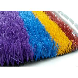 Anti UV Autumn Spring Coloured Artificial Grass Synthetic Turf SGS CE Certificat