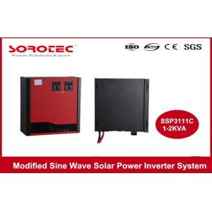 2KVA Solar Power Inverters Sine Wave with LCD / LED Display , High Frequency