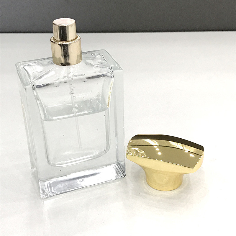 Zamak Perfume Cover - Rectangle Design with Customizable Silk Screen Printed Logo