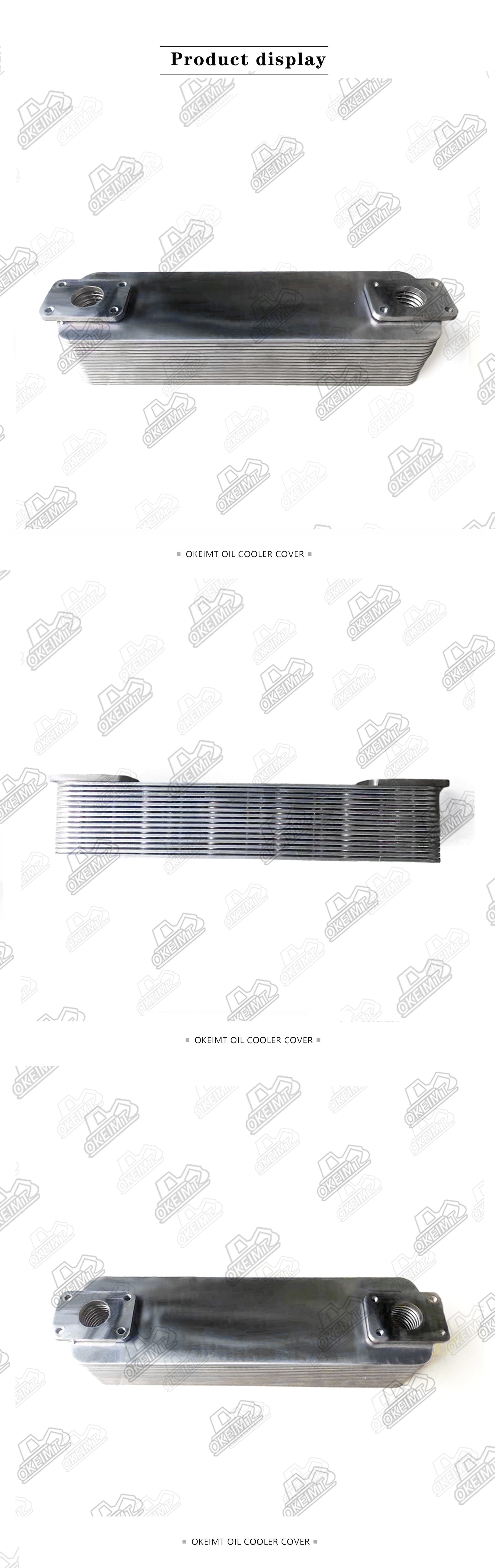 600-651-1350 6006511350 S6D170 Engine Oil Cooler For Komatsu Komatsu WA600 Wheel Loader Parts