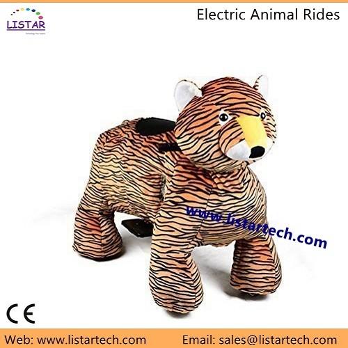 Walking Animal Toy Plush Animal Electric Scooter with Wheels Giddy up Ride on