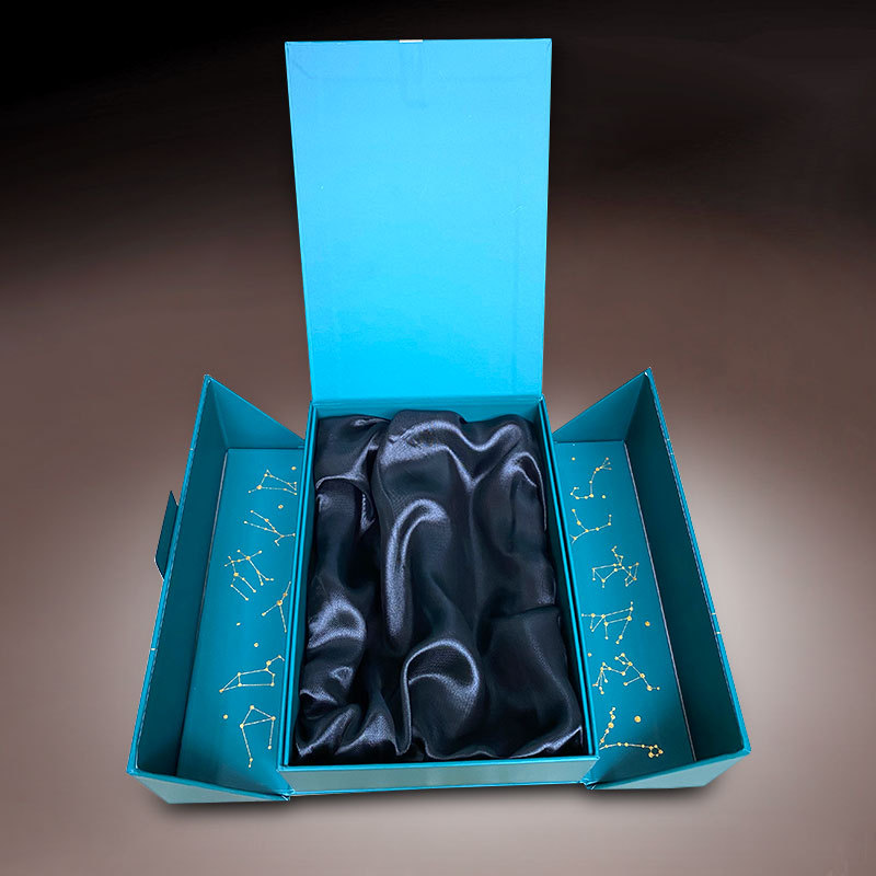 Customized Skin Care Luxury Gift Paper Box for Special Double Door Cosmetic Packaging