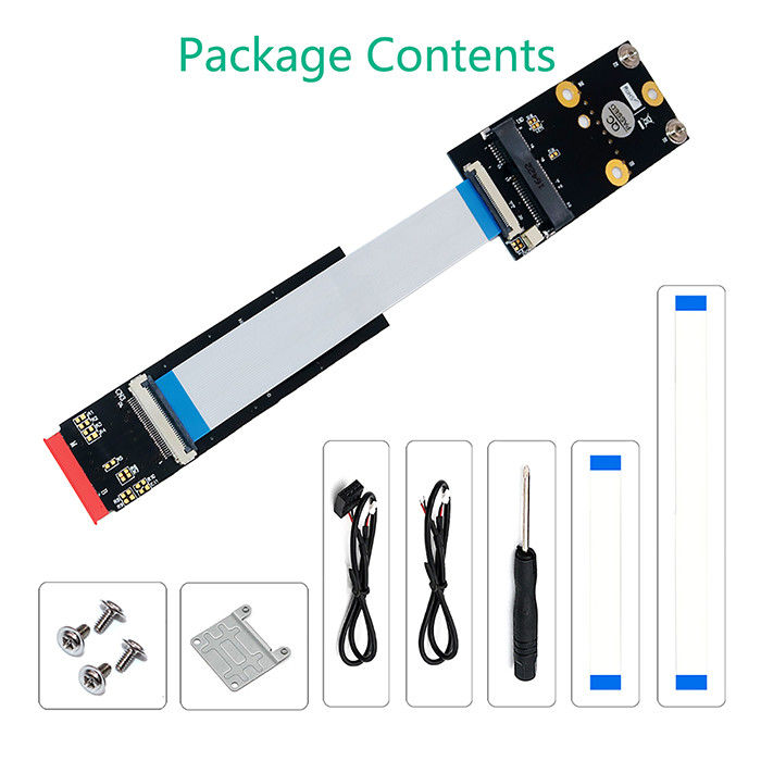 M.2 NGFF Key Mini PCIE Adapter FFC Cable 1OZ For WiFi Combo Bluetooth Card