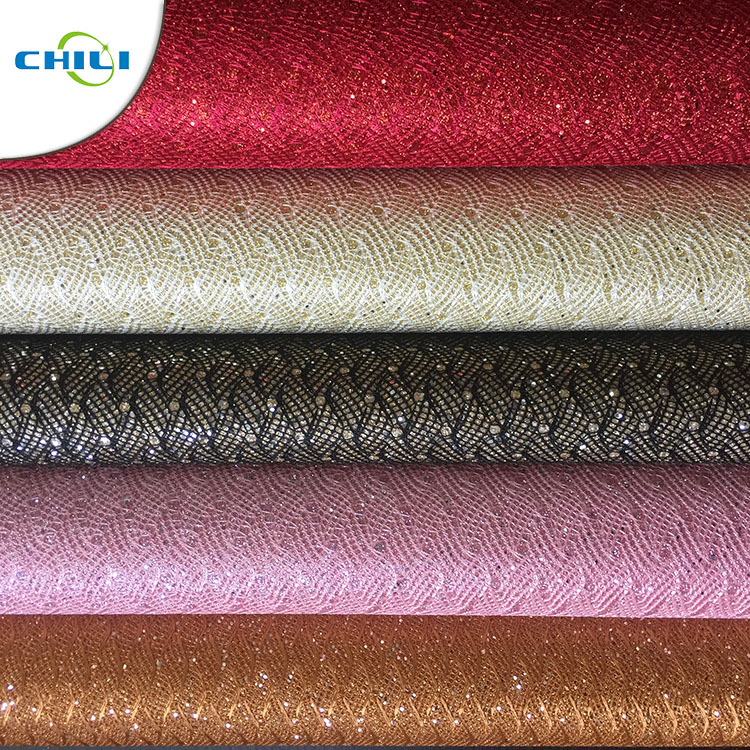 Glitter leather with mesh and new ZARINA