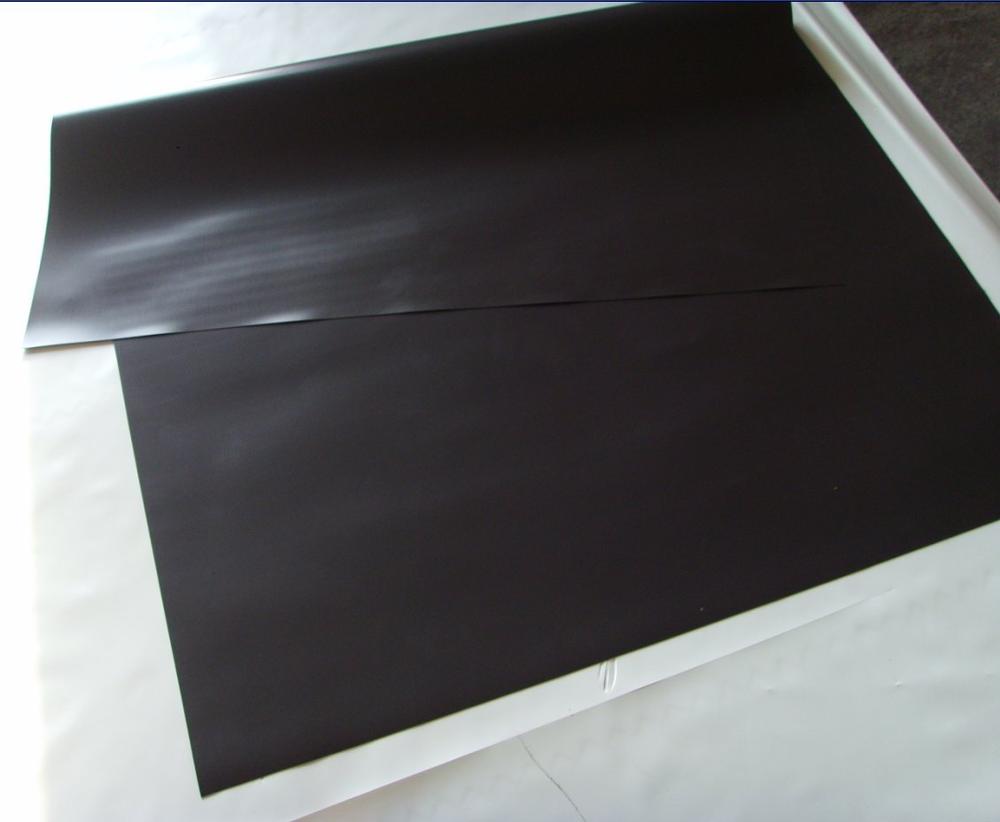 Black Color Magnetic Rubber Sheet Ferrite Magnet Composite Wide Applicability