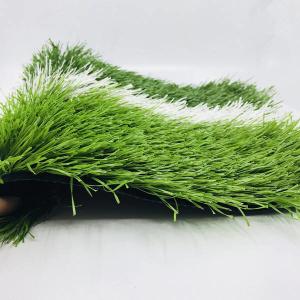 Natural Green Football Artificial Grass 60mm With Stem Shape