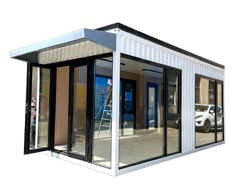 Steel Structure Modular 40FT Flat Pack Shipping Container Villa House for End Buyers